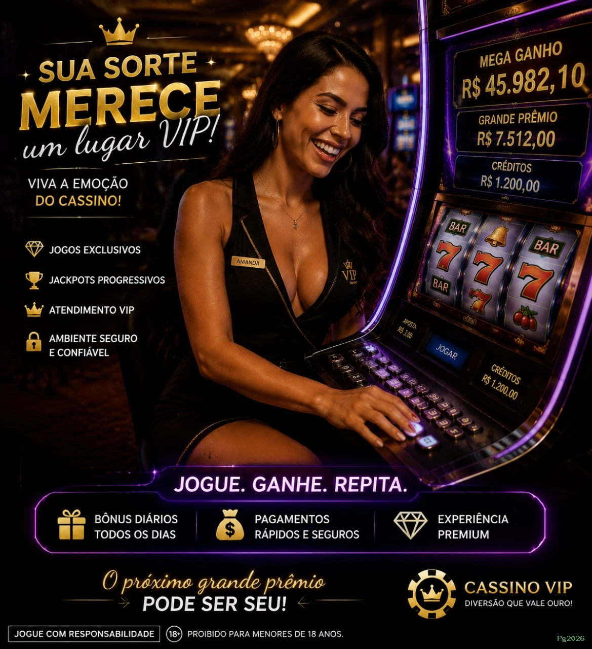 Configurações úteis dentro do app Pg2026